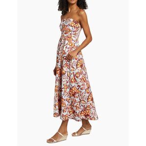 alc laura cotton maxi dress A.L.C. Laura Printed Front-Tie Maxi Dress